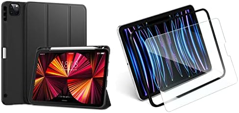 Калъф DTTO за iPad Pro 11 инча 2-ри/3-ти /4-то поколение 2022/2021/2020/2018, iPad Air 5/4, Тънка Трехслойная поставка, Мека делото от