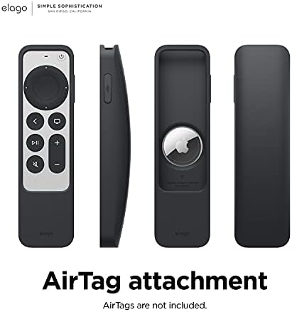 калъф-локатор elago R5 е Съвместим с 2022 Apple TV 4K Siri Remote 3-то поколение, съвместими с 2021 Siri на Apple TV Remote 2-ро поколение