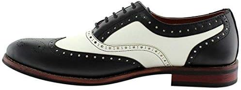 Ferro Алдо Arthur MFA139001D Мъжки двуцветен Оксфордские черно-бели модела обувки за зрители, тъй като