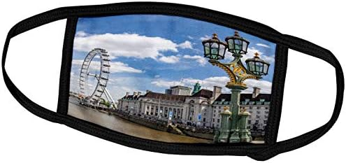 3 Погледни в окото на Лондон и култов британски лампата в Лондон, Англия. - Маска за лице (fm_344152_1)