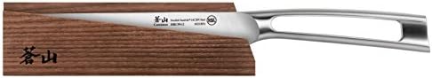 Серия 1021868 Cangshan TN1 От Шведската стомана 14C28N, Изкован 6-Инчов Разделочный Ножа и Набор от дървени Труд