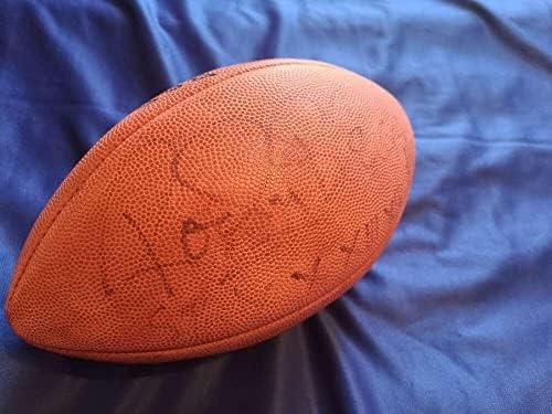 Роки Блейер, главен изпълнителен директор на JSA, е Подписал Официален автограф на футболен мач NFL - Футболни топки С автографи