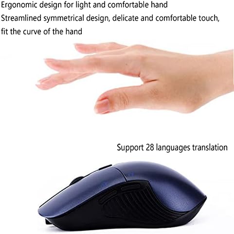 Компютърни мишки GreenPoster за лаптопи, Игри, Сочещи Мишка, Безжична Гласова Интелигентно устройство за въвеждане на текст с помощта