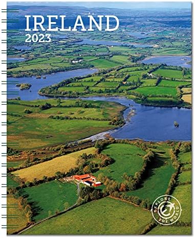 Ирландски Седмичен календар Помолвок на 2023 година, Планер с размери 6.5 х 8,5 инча В Които корици