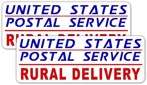 САЩ пощенска услуга Пощенски доставка в селските райони Магнитна автомобили, транспортна, внедорожная табела 18 x 6 на магнити - Винил