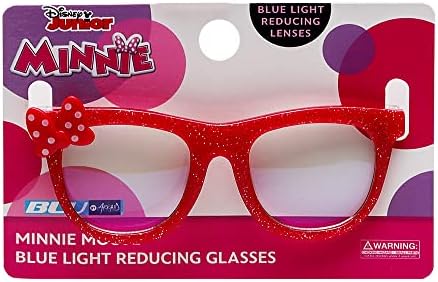 Костюм за момичета със Слънчеви гъвкави проводници, Сини Светозащитные очила, Червен, Един размер САЩ