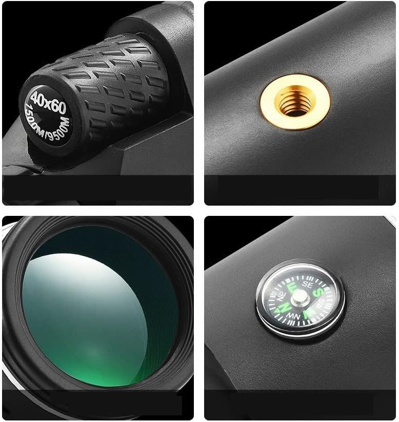 40 ×60 Оптично Увеличение на Обектива на Монокуляр Телескоп Джоб за Бинокли, за iPhone, Android Обектива на Камерата (скоба за телефон