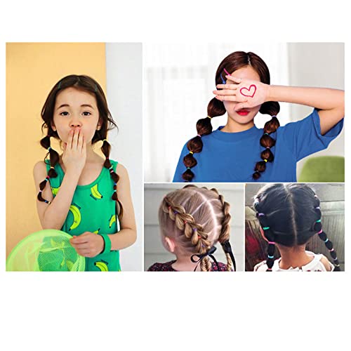 NOOX/Детски гумени ленти за коса, гумени ленти за коса, за еднократна употреба сгъстено, Не са здрави, за Деца,, За Момиченца, Тънки