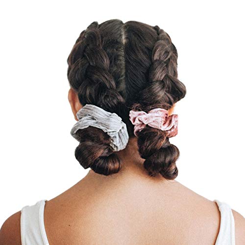 Дъвка в стил кич за косата на жените - Кадифе дъвка за коса | Големи еластични ленти за коса, за жени | еластични ленти за коса, за момичета