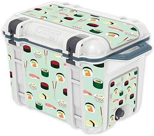 Калъф MightySkins (охладител в комплекта не е включена) е Съвместим с OtterBox Venture 45 кв. Cooler - Sushi | Защитен, здрав и уникален