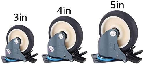 Джанти LumeCube за тежки условия на работа за 300 кг φ75 mm / 100 mm / 125 мм, комплект от 4-те полиуретан Завъртане на колелата за мебели