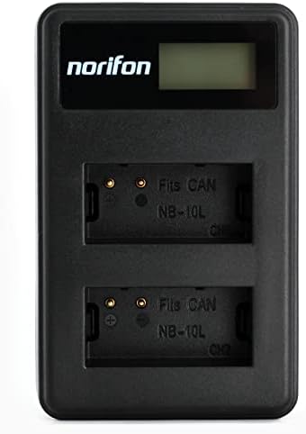 NB-10L USB Зарядно устройство за Canon G3X, PowerShot G1 X, canon PowerShot G15, canon PowerShot G16, PowerShot SX40 HS, canon PowerShot
