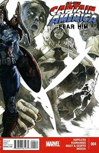 Чисто нов Капитан Америка: бой се от него 4 VF / NM ; Комикс на Marvel