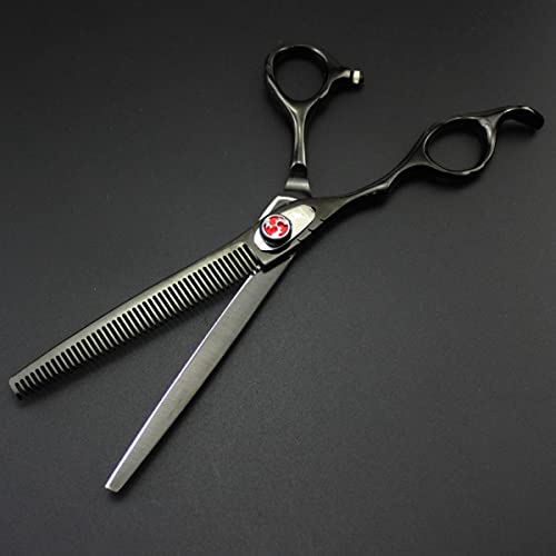 Freelander 7,0-инчов Ножица за лява ръка от Японска стомана 440C, Професионални Фризьорски Ножици за подстригване и филировки коса, Салонные