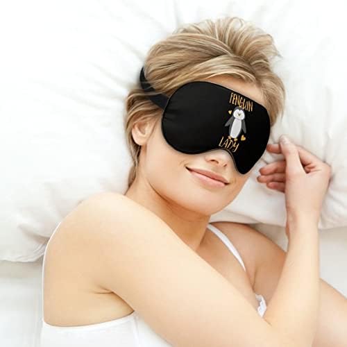 Маска за Очи Penguin Lady Sleep Сладко Blindfold Eye Covers Сенки за очи за Мъже Подаръци за Жени