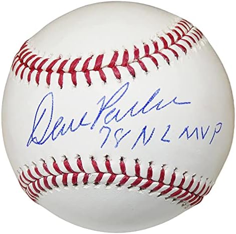 Дейв Паркър подписа Договор с Rawlings Official MLB Бейзбол w /78 NL MVP - Бейзболни топки с автографи