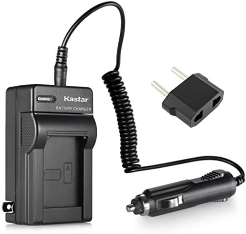 Бързо Зарядно устройство Kastar Battery Home Пътуване с Автомобил адаптер за камери на Canon BP-511, BP-511A, BP511, BP511A, BP-508,