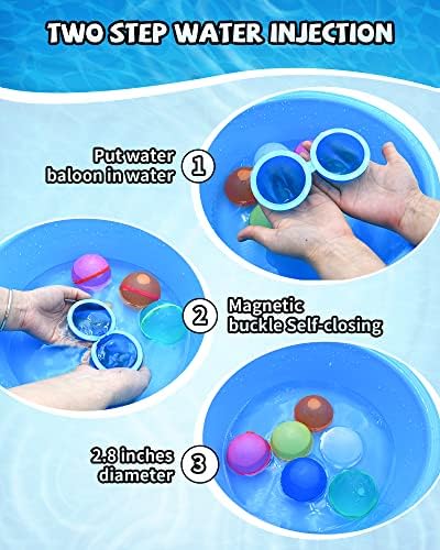 Соппицидные Водни Играчки За момчета и Момичета на Възраст от 3 години, Магнитни Водни топки за Еднократна употреба, Бързо Заполняющиеся