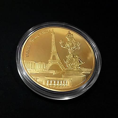 Парижката Монета с Айфеловата Кула, Възпоменателна Монета, Колекция за Пътуване, Копие от Монети, Колекционерско Занаят, Сложна и Значима