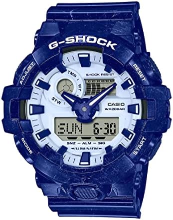 G-Shock GA700BWP-2A Син, Един Размер