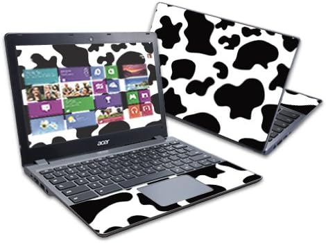 Кожата MightySkins е Съвместима с Acer C720 Chromebook 11,6амбалажна Стикер Skins с краве принтом