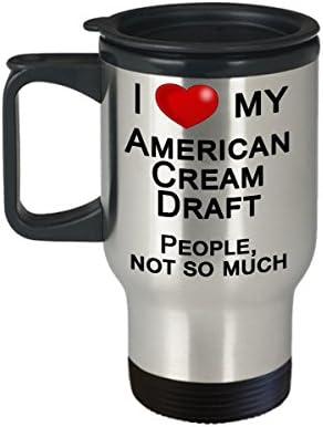 Аз обичам моята Тягловую Кон, Подаръци За Тягловых Коне - American Cream Draft