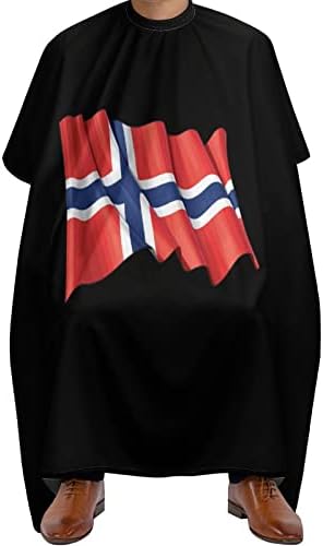 Норвежки Флаг Фризьорски салон Наметало Професионален Престилка За Подстригване на Коса Фризьорски салон Наметало Фризьорски Аксесоари