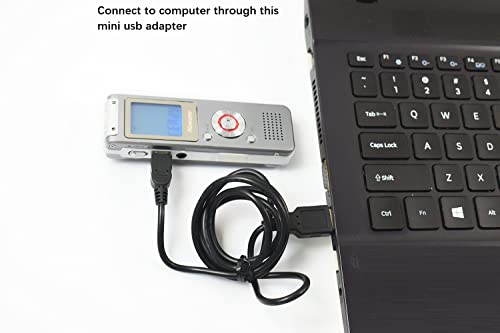 Адаптер dc 5 v, Мини-USB-Кабел за Адаптер на променлив ток dc Мини-5-пинов Кабел dc Кабел dc 5 Волта с кабел от 1,2 м /3,8 метра за Преносим