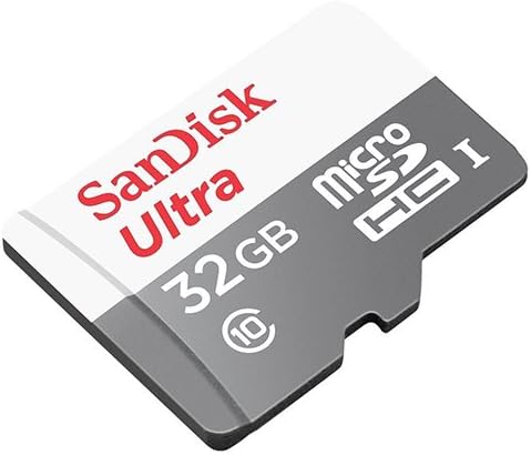 Карта на мобилна памет SanDisk Ultra 32GB microSD HC Class 10 UHS-1 за LG Stylus 3 Harmony K20 Plus с USB 2.0 MemoryMarket с два слота