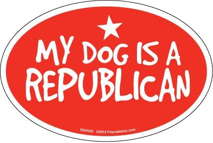 Магнити за котки и кучета със стикер Prismatix, Моето Куче-Республиканка