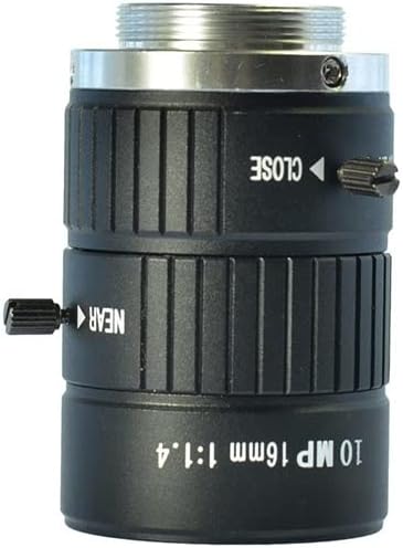 Аксесоари за микроскоп 10MP 16 мм Индустриална Камера С Фиксиран Ръчно Фокусиране върху диафрагмата Обектив CS Mount Обектив за ВИДЕОНАБЛЮДЕНИЕ