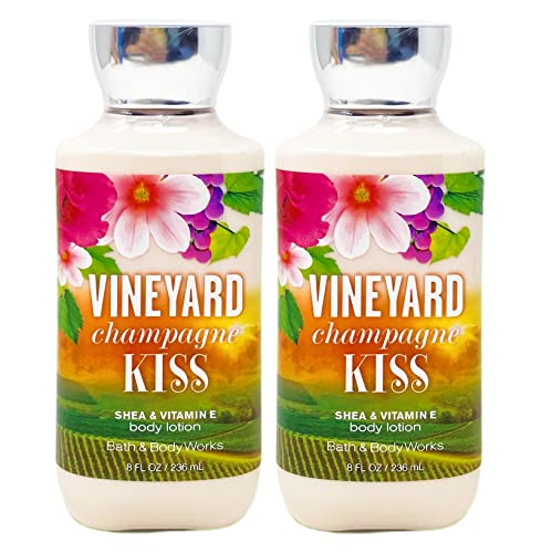 Дует лосиони за тяло Vineyard Champagne Kiss с шеа и витамин E - Включва 2 Лосион за тяло с шеа и витамин е - В пълен размер