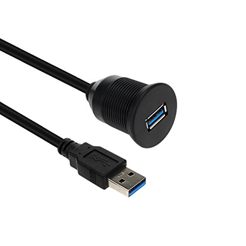 Кабел за определяне USB 3.0 –USB удължителен кабел за розетка, табло, кабел за закрепване на панела, за автомобили, лодки, мотоциклети