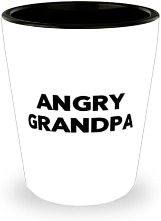 Чаша За Сердитого Дядовци, Подарък От Дядо на Внук, Страхотна Керамична Чаша За дядо