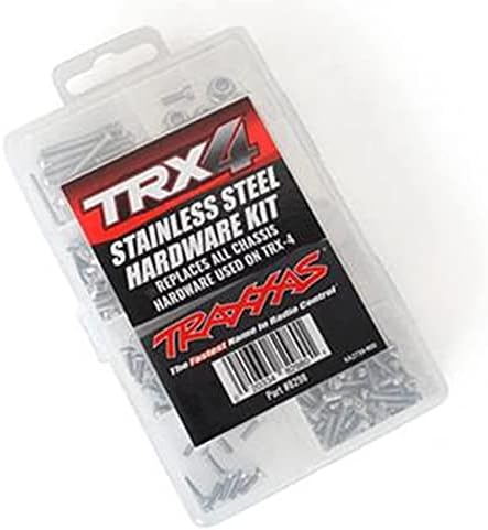 Комплект обков Traxxas 8298 TRX-4 от Неръждаема Стомана, Сребрист цвят