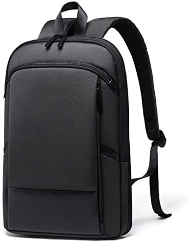 DLOETT Мъжки Бизнес Водоустойчива раница за лаптоп 15,6 , Мъжка Класическа Пътна Велосипедна Лесно подвижни чанта през рамо (Цвят: D, размер: 43 x 31 x 7 см)