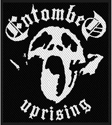 Нашивка за албума Entombed Uprising Дет метъл Група Тканая Пришитая Апликация