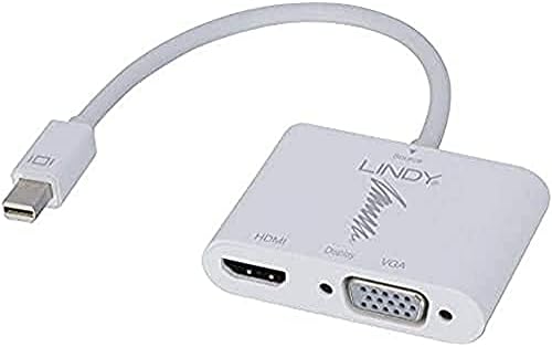 Конвертор LINDY 41070 Mini-DisplayPort в 4K, HDMI и VGA
