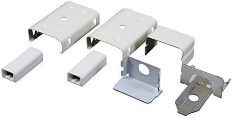Комплект аксесоари Wiremold Plugmold, включва: 2 порта, 2 скоба за капаци, 1 на промоционалните продукти за торцевого връзки, 1 адаптер за пътеки подвижен, 1 съединителната кап