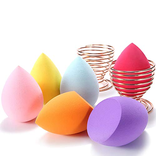 НАЙ-добрата ЦЕНА Комплект от 8 Блендеров за грим, Гъби и Притежателите на, Козметичен продукт Beauty Eggs Инструменти за красотата на