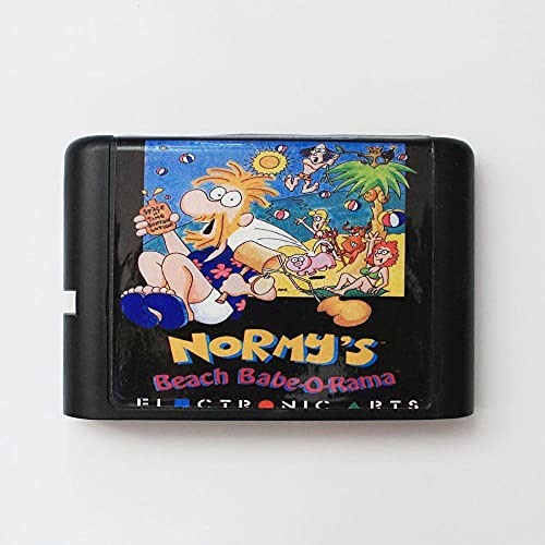 Класическа Детска карта Normy's Beach Бейб O Rama 16 Бита MD за Sega Mega Drive за Genesis (черен)