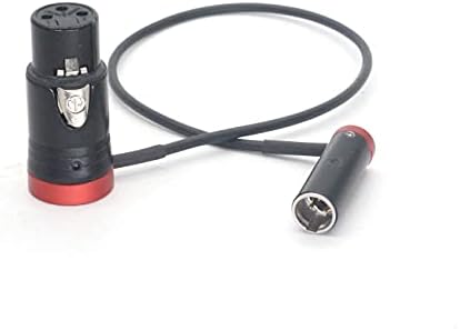 Аудио кабел SZJELEN BMPCC 4k, конектор Mini XLR 3pin към конектора XLR 3pin за Аудиокабеля камера Blackmagic Pocket Cinema 4k 6K (зелен)